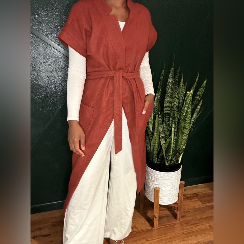 Women's sweater dress wrap
